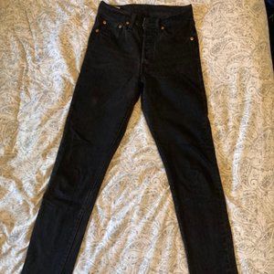 Black Levi's 501 Jeans